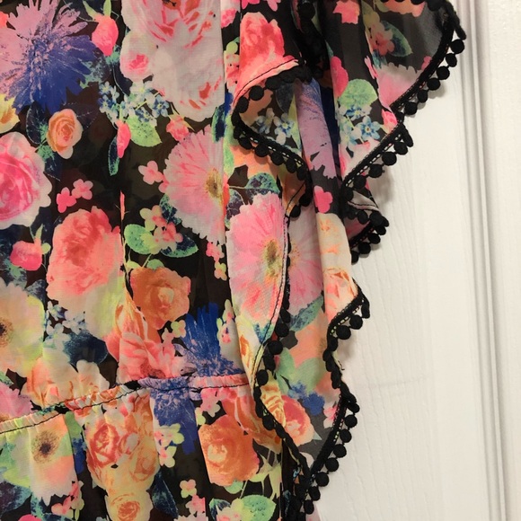 Justice Kids Floral Top - Picture 2 of 2